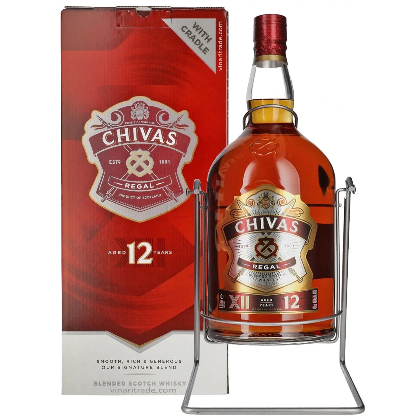 Chivas Regal 12 YO (4.5L) - Premium Liquors & Cigars