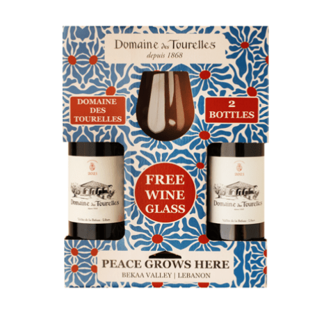 Domaine Des Tourelles Red Wine x2 + 1 Free Glass - Premium Liquors & Cigars
