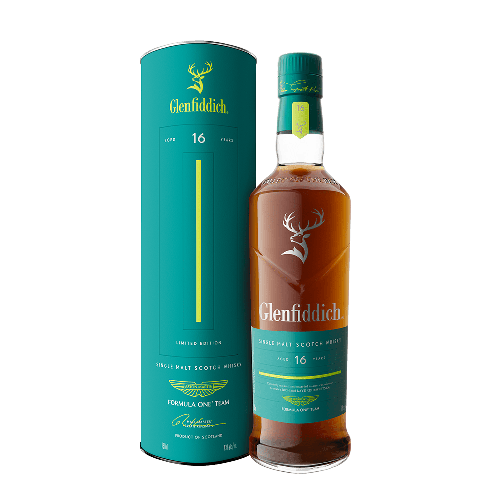 Glenfiddich x Aston Martin Formula One 16 YO - Premium Liquors & Cigars