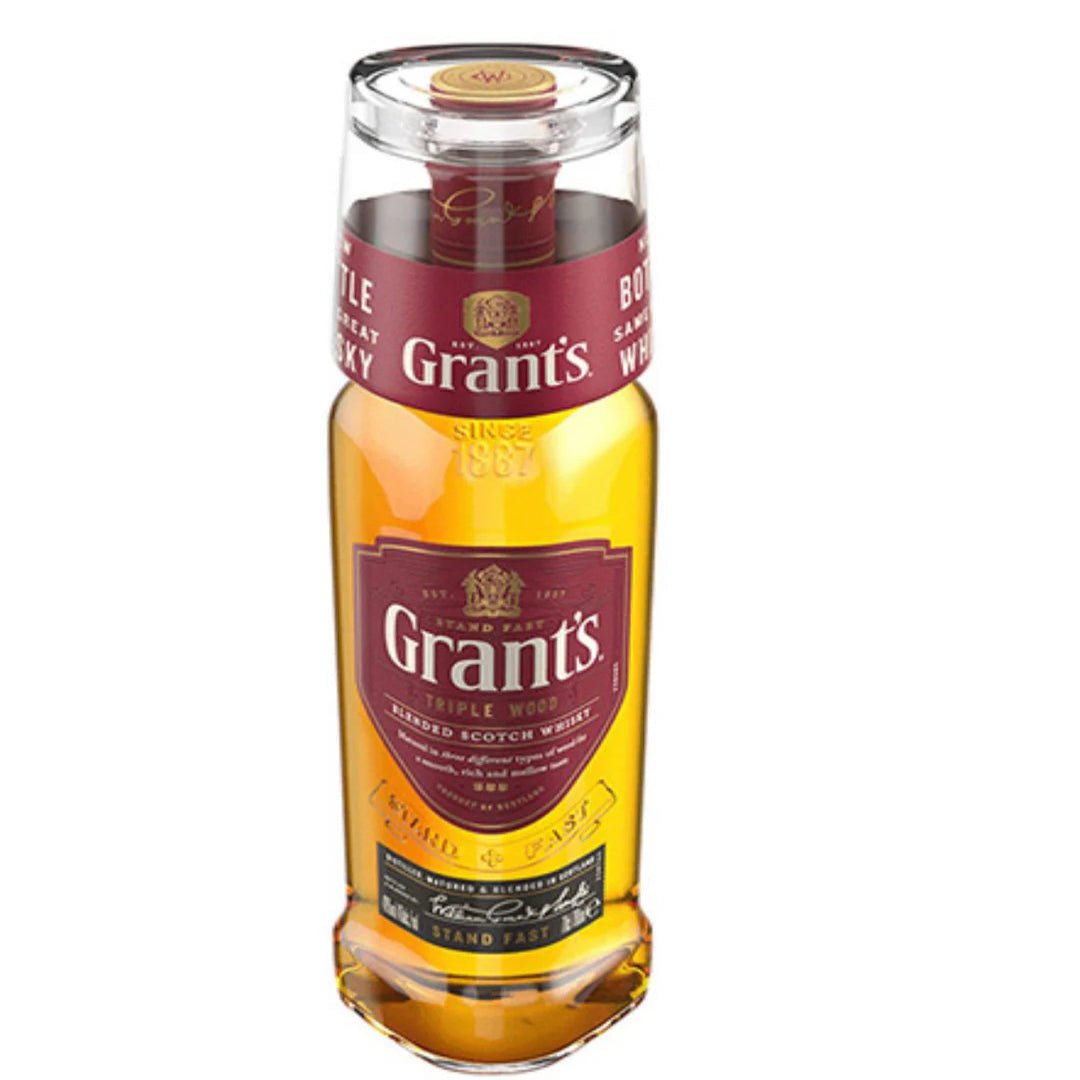 Grant's Triple Wood Stand Fast + Glass - Premium Liquors & Cigars