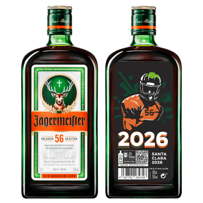 Jägermeister Santa Clara Football Edition (70cl) - Premium Liquors & Cigars