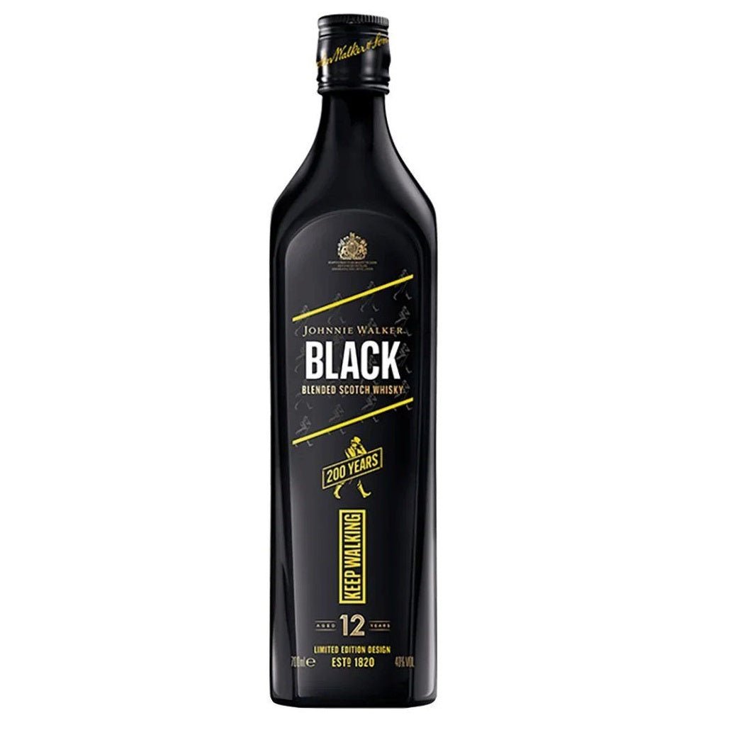 Johnnie Walker Black 12 YO Limited Edition Design (200 Years) - Premium Liquors & Cigars