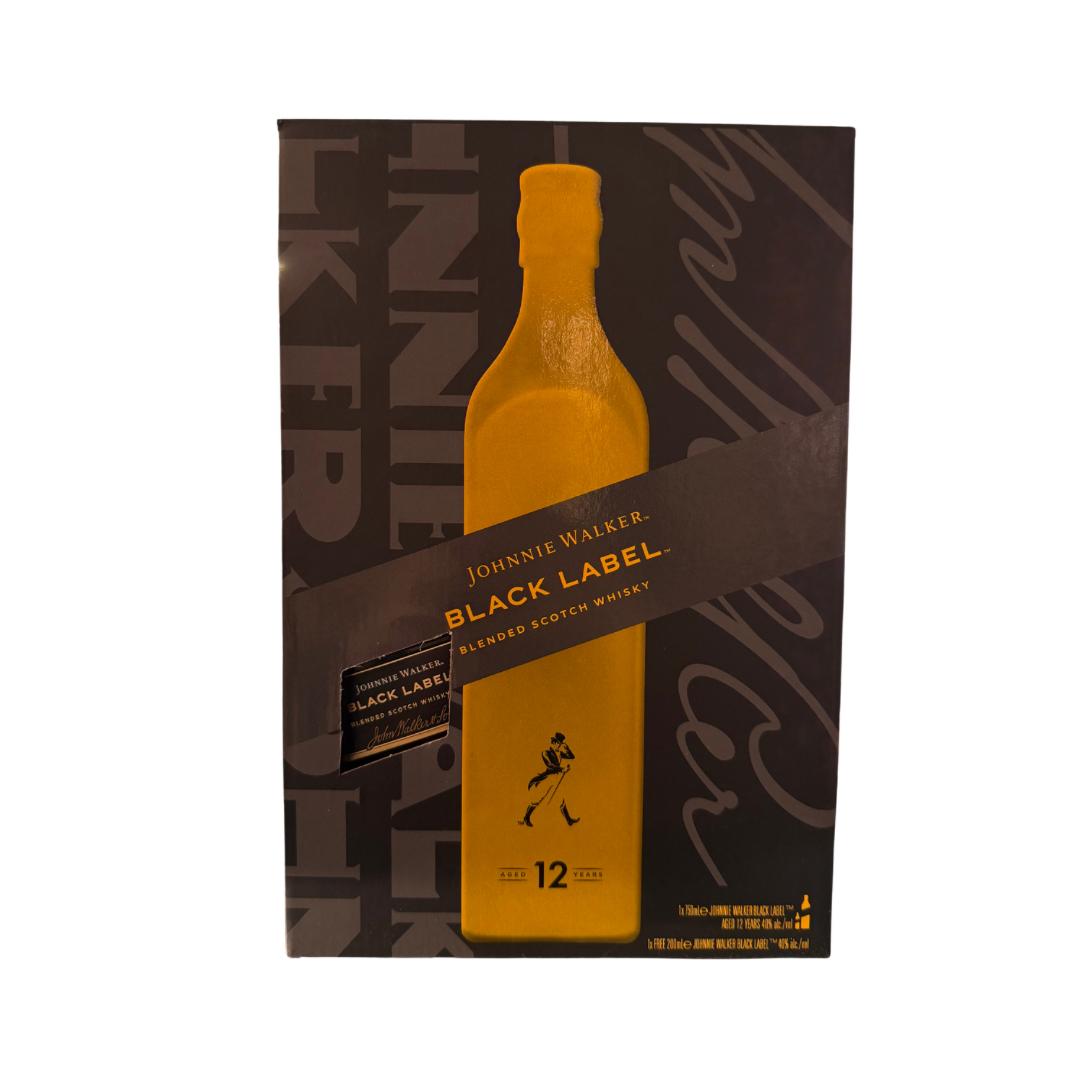 Johnnie Walker Black Label (75cl) + (20cl) - 2026 Limited Offer