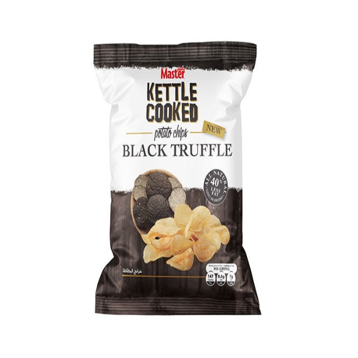 Master Kettle Cooked Potato Chips - Black Truffle - Premium Liquors & Cigars