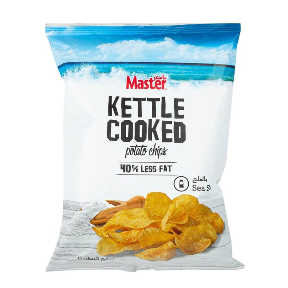 Master Kettle Cooked Potato Chips - Sea Salt - Premium Liquors & Cigars